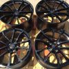 GM C7 Grand Sport Cup Gloss Black Corvette Wheel Set - Front View