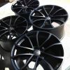 GM C7 Grand Sport Cup Satin Black Corvette Wheel Set - Angle View