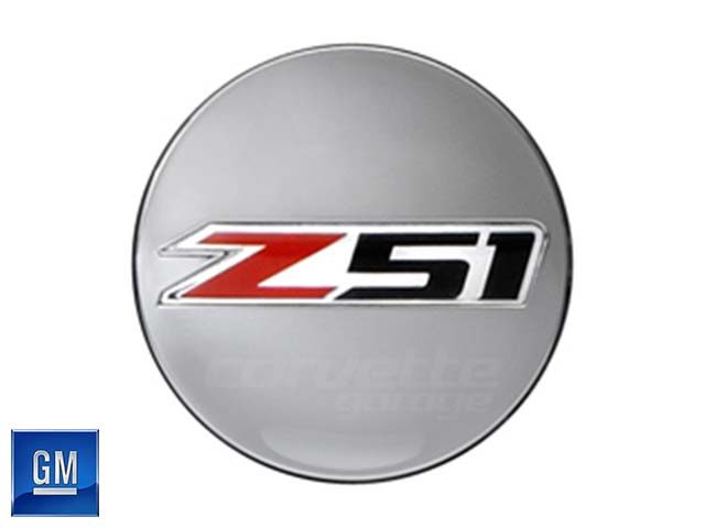 GM Silver Z51 Center Caps for C7 Corvette Stingray