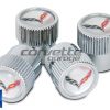 GM Valve Stem Caps for C7 Stingray and Z06 Corvette in Silver