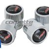 GM Valve Stem Caps for C7 Stingray and Z06 Corvette in Black