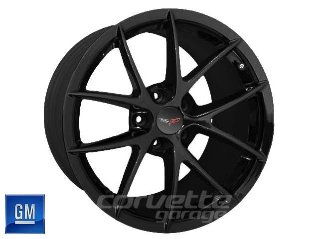 GM Spyder Wheels for C6 Z06 and Grand Sport Corvette - Black