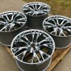 GM C7 Z06 Chrome Corvette Wheel Set - Angle View