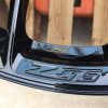 GM C7 Z06 Gloss Black Corvette Wheel Set - Close Up View