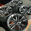 GM C7 Z06 Pearl Nickel Silver Corvette Wheel Set - Angle View