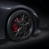 GM C8 Aluminum 5-Trident Spoke Wheels for 2020+ Corvettes - Black - Installed View