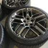 GM C8 GT Chrome Corvette Wheel & Michelin Tire Package - Close Up View