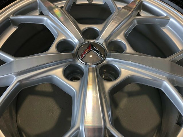 GM C8 Trident Silver Corvette Wheel & Michelin Tire Package - Wheel View