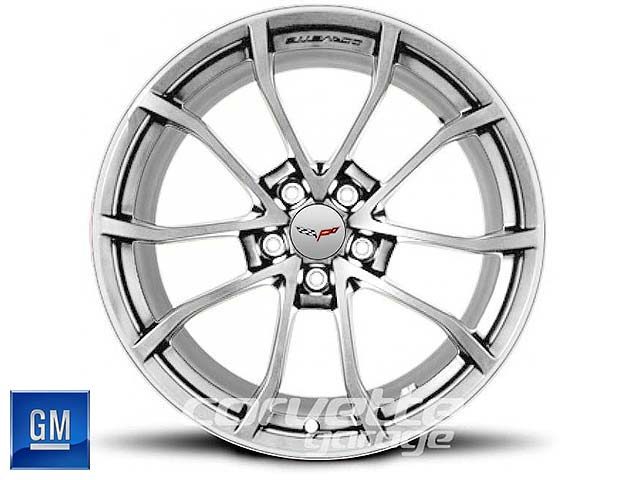 GM Cup Wheel for C6 Z06 Corvette - Silver w/Machine Face