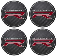GM C8 Corvette Center Caps - Stingray R