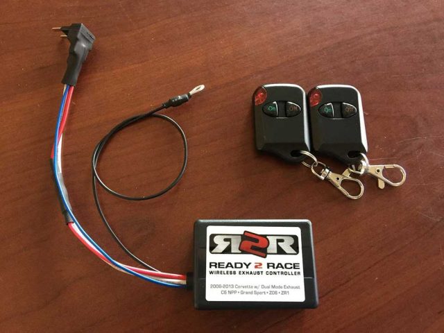 C6 Corvette Ready 2 Race Exhaust Controller w/remote and wiring