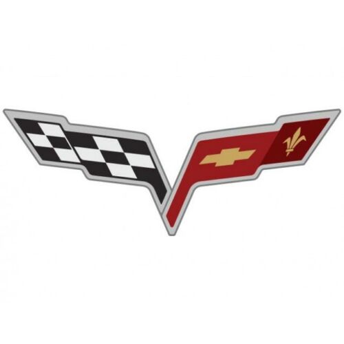 2005-2013 C6 Corvette Logo Decals for Center Caps - Corvette Garage