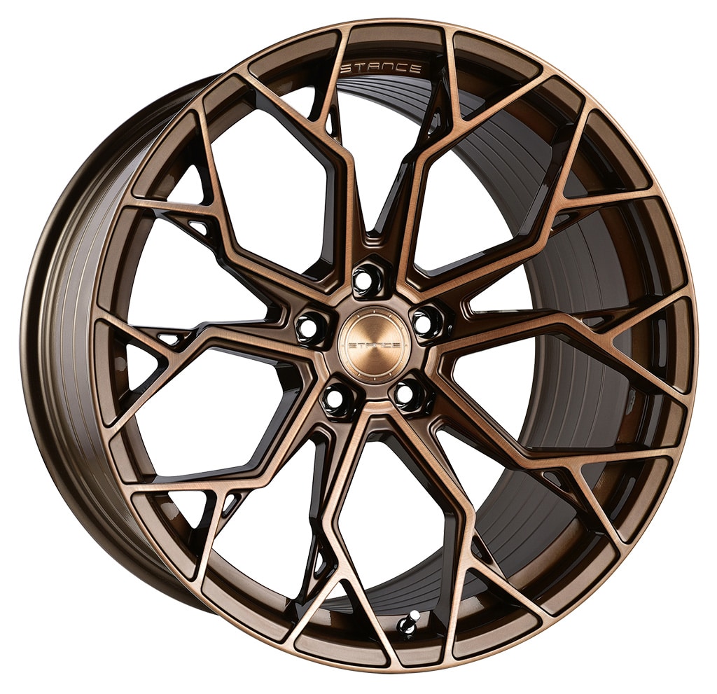 Stance SF10 C8 Corvette Wheels in Brushed Dual Bronze