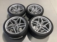 GM ZR1 Corvette Wheel & Michelin Tire Package - Pearl Nickel