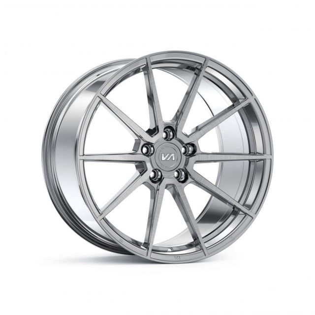 Variant Argon C8 Corvette Wheels in Full Brushed Titanium