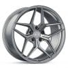 Variant Xenon C8 Corvette Wheels in Satin Gun Metal