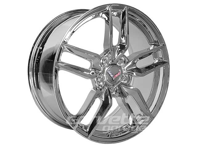 C7 Z51R Corvette Stingray Wheel Set - Chrome