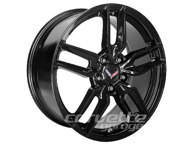 C7 Z51R Corvette Stingray Wheel Set - Gloss Black