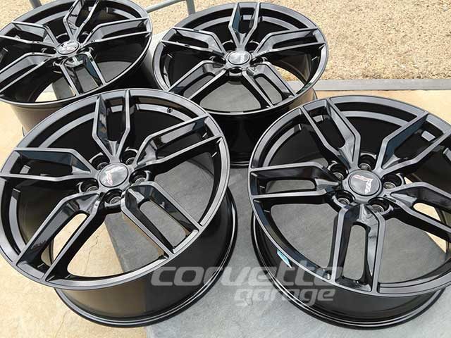 C7 Z51R Corvette Stingray Wheel Set in Black